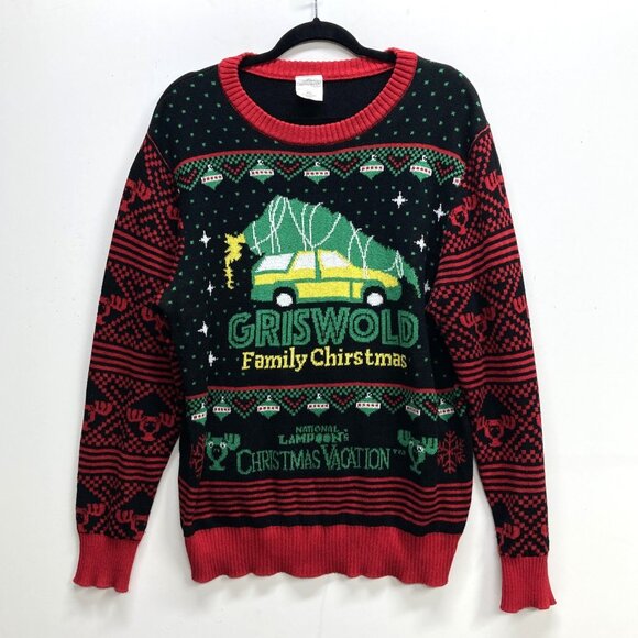 National Lampoon's Christmas Vacation Ugly Sweater, Size XL, Griswold Family - Picture 1 of 10